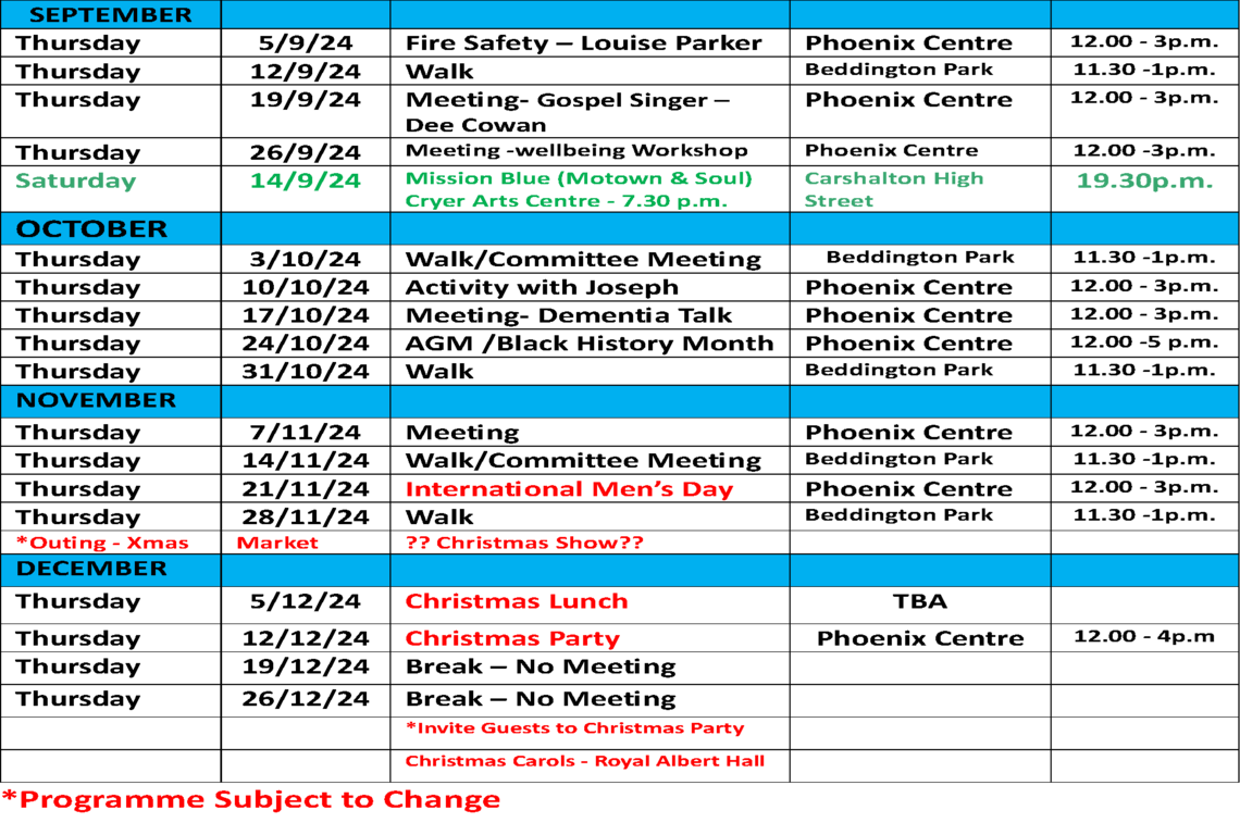 ACHA Programme 2024